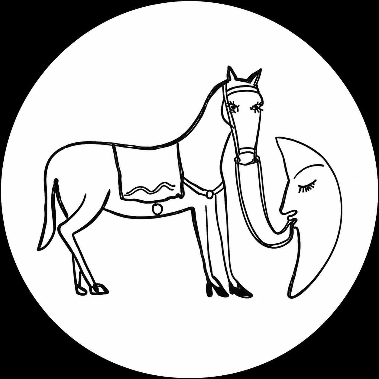Goodbye Horses logo